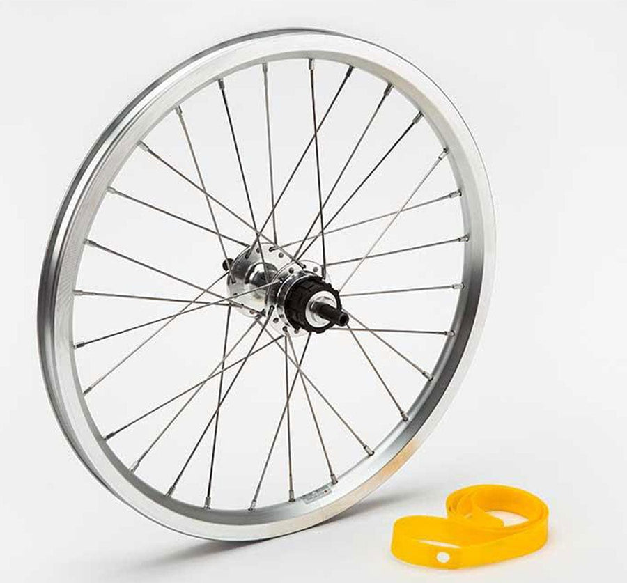 Brompton 1 & 2 Speed Rear Wheel in Silver (5251560387)