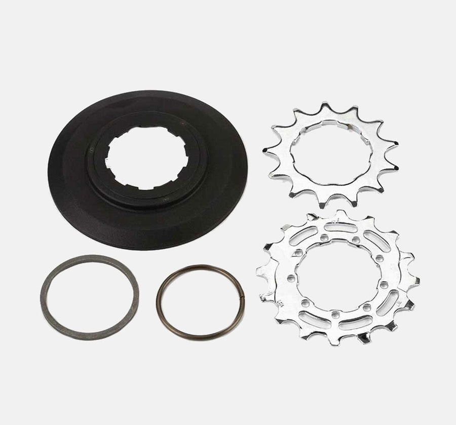 Brompton Replacement Sprocket & Disc Set - 6 Speed 13/16T 9-Spline (5250502083)