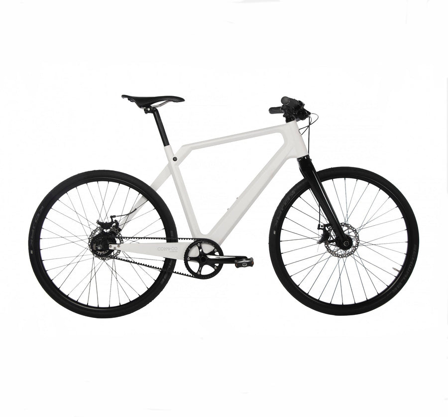 Coh & Co Erik Urban City Bicycle in White  (6670778630195)