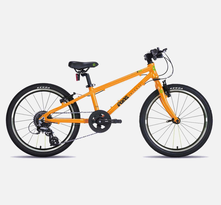 FROG 53cm LIGHTWEIGHT ORANGE HYBRID KIDS BIKE (6643352141875)