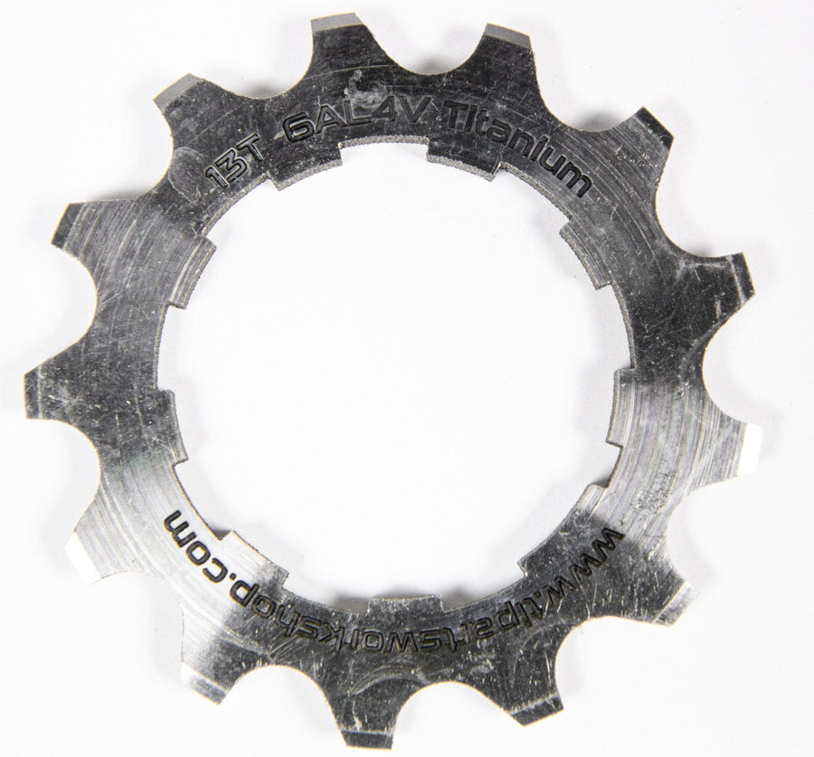 TI Parts Workshop Rear Cog Titanium in Silver 13T